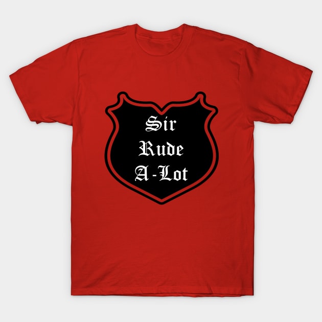 Sir Rude-A-Lot Emblem T-Shirt by Red'n'Rude